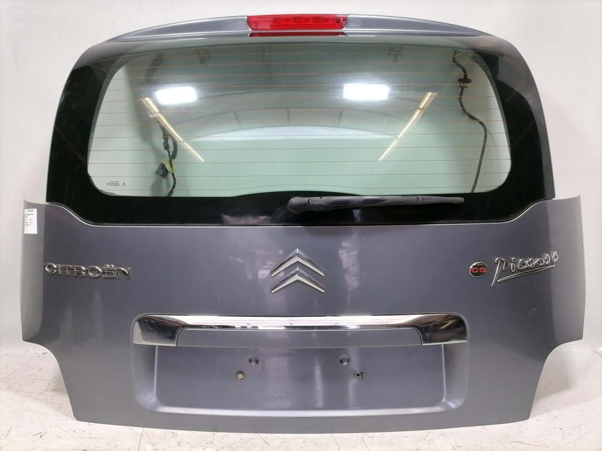 Citroen C3 Picasso original Heckklappe mit Heckscheibe KTH Thorium Grau Bj.2010